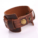 Bracelet de Force Homme pour Punk en Cuir - Mon Bracelet Homme