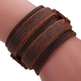 Bracelet de Force Homme pour Punk en Cuir - Mon Bracelet Homme