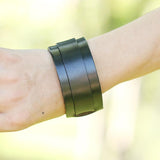 Bracelet de Force Homme Taille Ajustable en Cuir - Mon Bracelet Homme