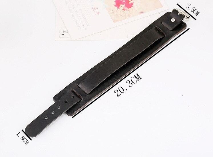 Bracelet de Force Homme Taille Ajustable en Cuir - Mon Bracelet Homme