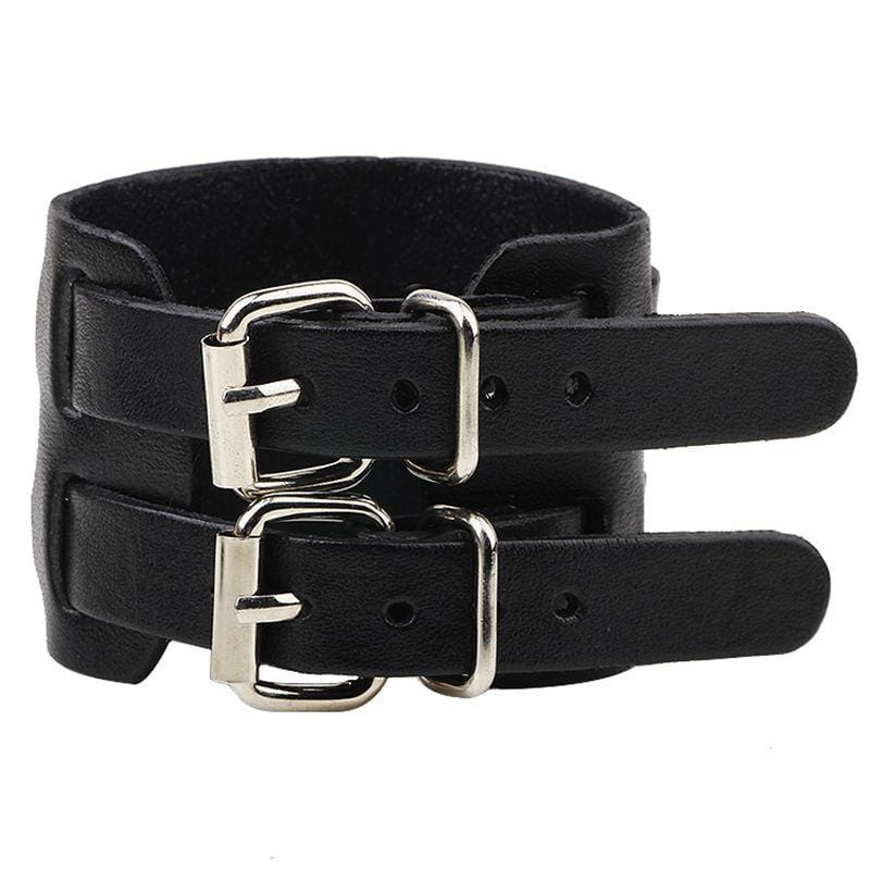 Bracelet de Force Homme type Manchette en Cuir - Mon Bracelet Homme