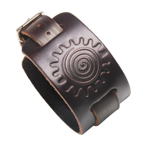 Bracelet de Force Homme Vintage en Cuir - Mon Bracelet Homme