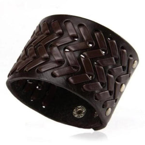 Bracelet de Force intemporel en Cuir - Mon Bracelet Homme