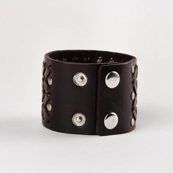 Bracelet de Force intemporel en Cuir - Mon Bracelet Homme