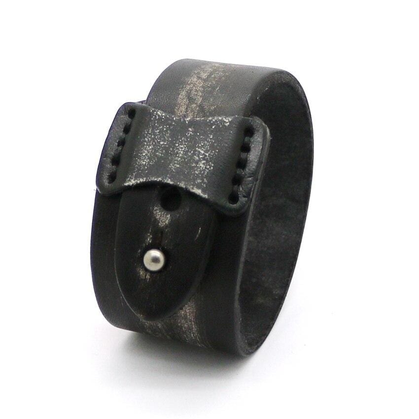 Bracelet de Force "Jeune et Fougueux" en Cuir - Mon Bracelet Homme