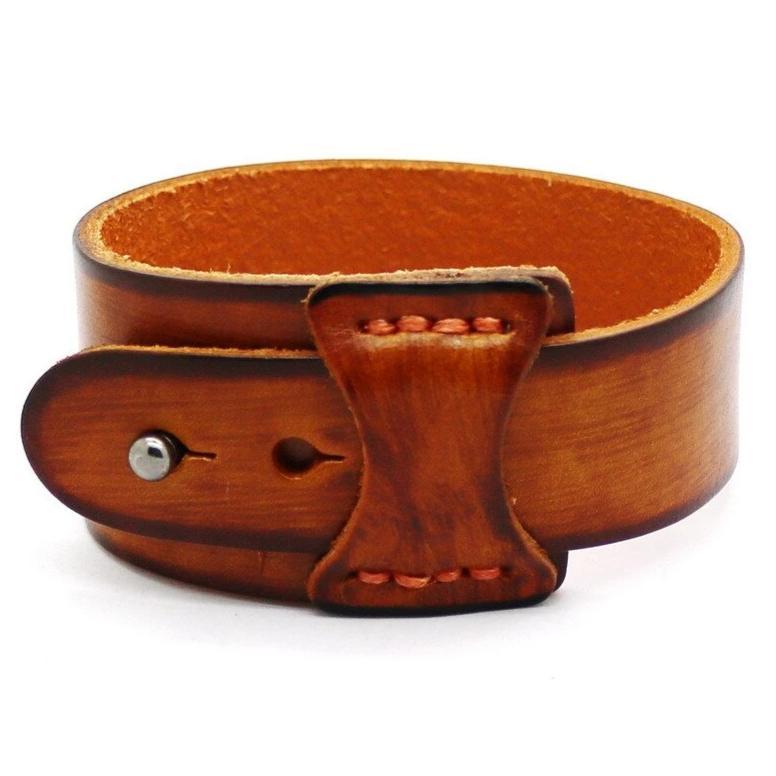 Bracelet de Force "Jeune et Fougueux" en Cuir - Mon Bracelet Homme