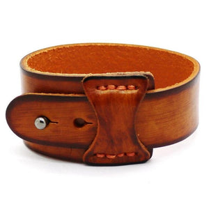 Bracelet de Force "Jeune et Fougueux" en Cuir - Mon Bracelet Homme