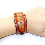 Bracelet de Force "Jeune et Fougueux" en Cuir - Mon Bracelet Homme