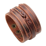 Bracelet de Force Large Homme en Cuir