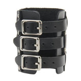 Bracelet de Force Largeur Extrême en Cuir