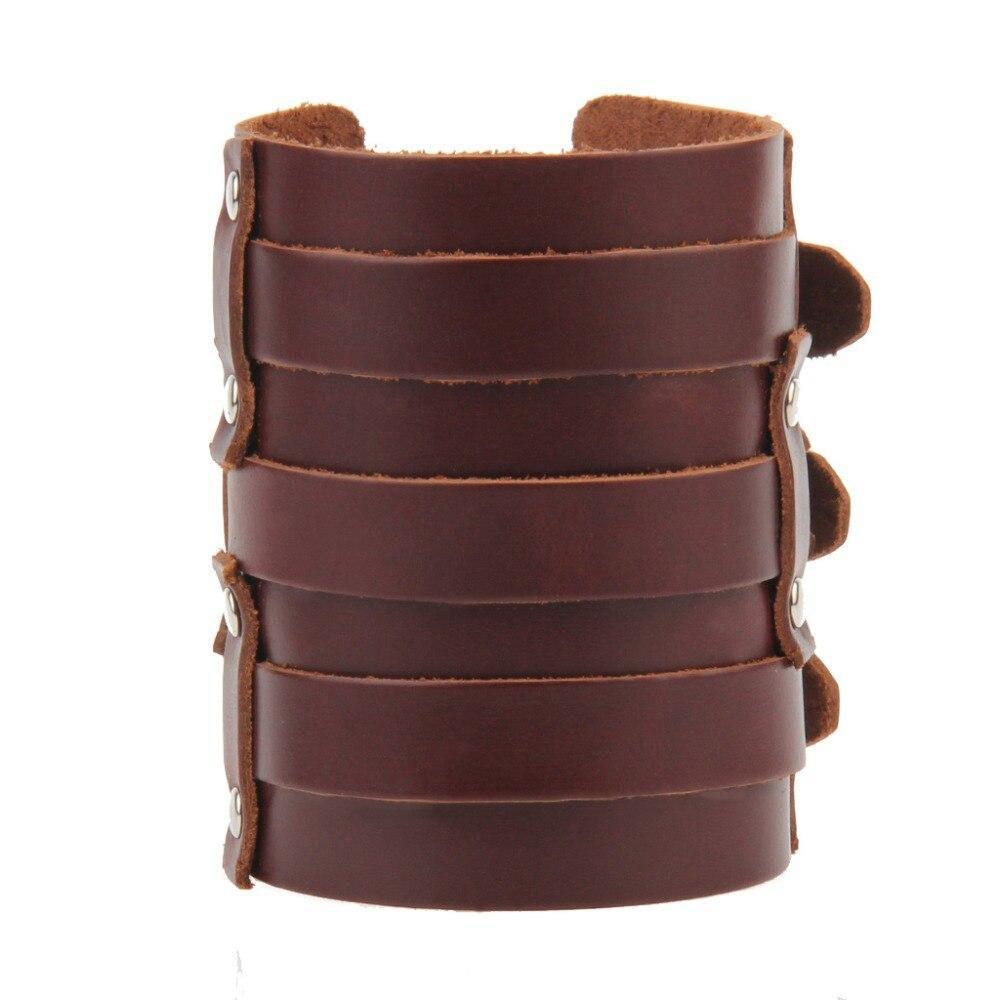 Bracelet de Force Largeur Extrême en Cuir - Mon Bracelet Homme