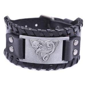 Bracelet de Force "L'intrépide" en Cuir - Mon Bracelet Homme