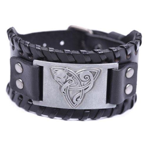 Bracelet de Force "L'intrépide" en Cuir - Mon Bracelet Homme