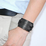 Bracelet de Force Maintien Poignet en Cuir - Mon Bracelet Homme