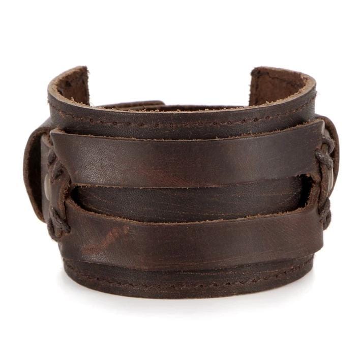 Bracelet de Force Maintien Poignet en Cuir - Mon Bracelet Homme