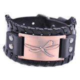 Bracelet de Force "Mâle Alpha" en Cuir - Mon Bracelet Homme