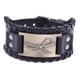 Bracelet de Force "Mâle Alpha" en Cuir - Mon Bracelet Homme