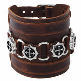 Bracelet de Force Métal et Cuir - Mon Bracelet Homme