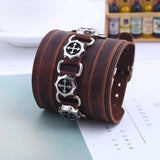 Bracelet de Force Métal et Cuir - Mon Bracelet Homme