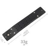 Bracelet de Force Multi Trous en Cuir - Mon Bracelet Homme