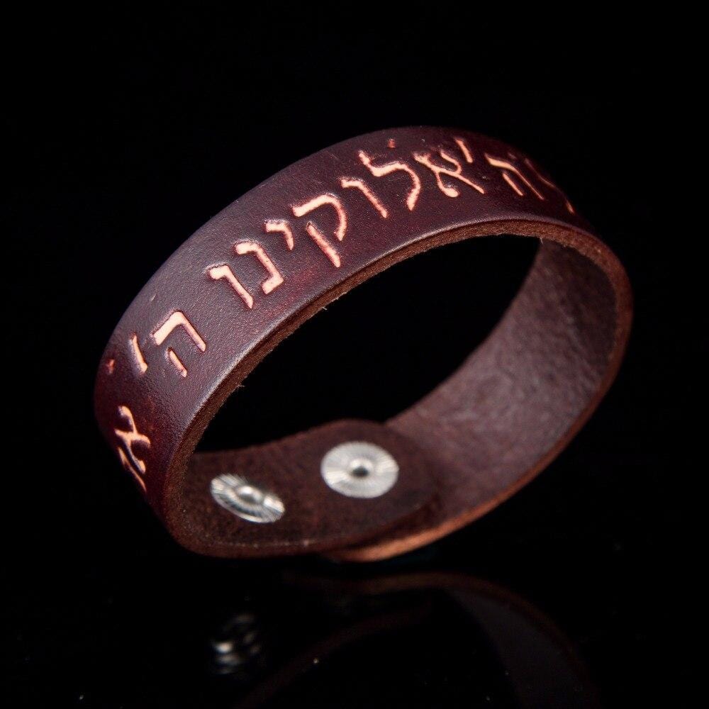 Bracelet de Force Nouveau Modèle en Cuir - Mon Bracelet Homme