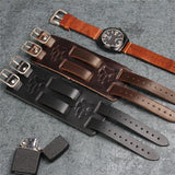 Bracelet de Force Patte Noir en Cuir - Mon Bracelet Homme