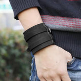 Bracelet de Force Poignet en Cuir - Mon Bracelet Homme
