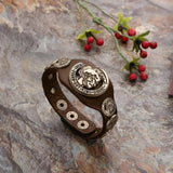 Bracelet de Force Punk Homme en Cuir - Mon Bracelet Homme