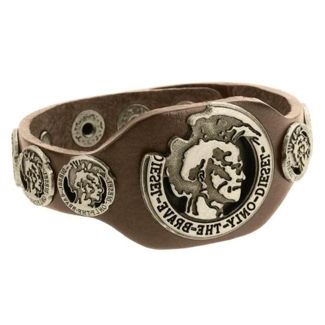Bracelet de Force Punk Homme en Cuir - Mon Bracelet Homme