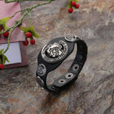 Bracelet de Force Punk Homme en Cuir - Mon Bracelet Homme