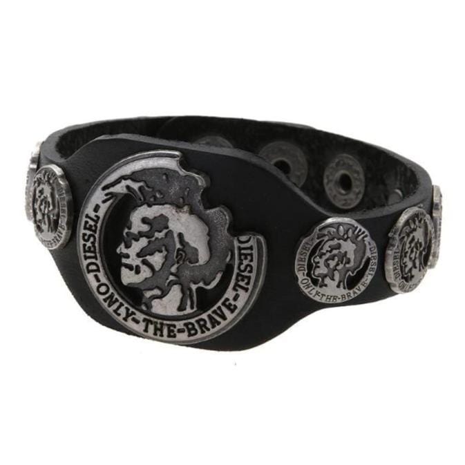 Bracelet de Force Punk Homme en Cuir - Mon Bracelet Homme