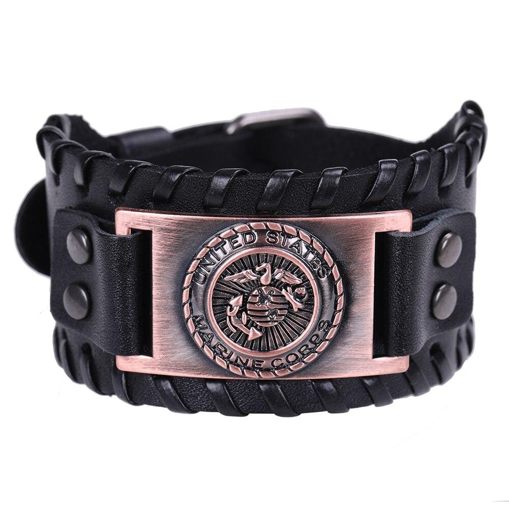 Bracelet de Force Renforcement Poignet en Cuir - Mon Bracelet Homme