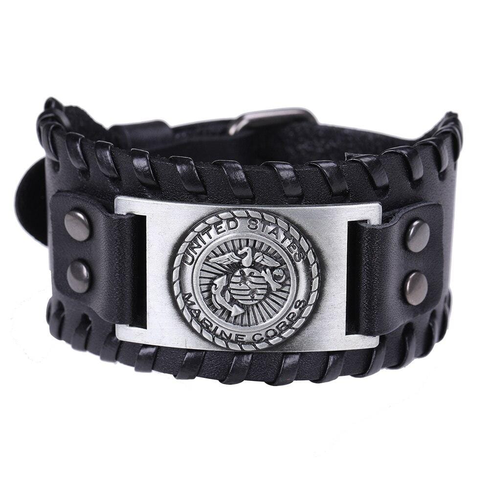 Bracelet de Force Renforcement Poignet en Cuir - Mon Bracelet Homme