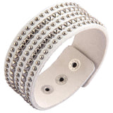 Bracelet de Force Rivets Ronds et Carrés - Mon Bracelet Homme