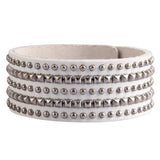 Bracelet de Force Rivets Ronds et Carrés - Mon Bracelet Homme