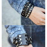 Bracelet de Force Simili Cuir - Mon Bracelet Homme