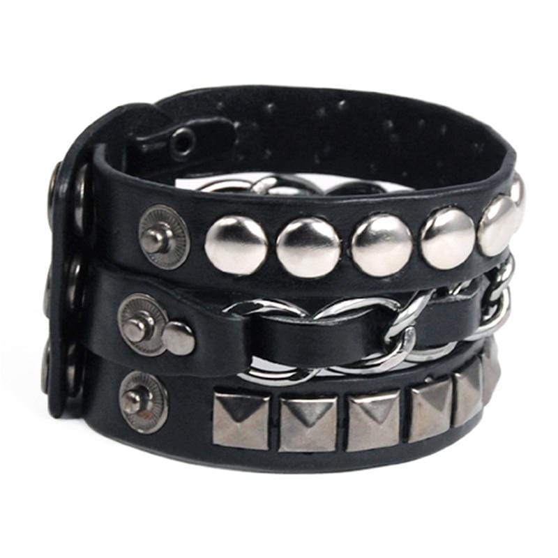 Bracelet de Force Simili Cuir - Mon Bracelet Homme