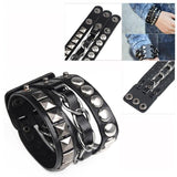 Bracelet de Force Simili Cuir - Mon Bracelet Homme