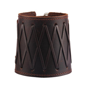 Bracelet de Force Steampunk en Cuir - Mon Bracelet Homme