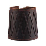 Bracelet de Force Steampunk en Cuir - Mon Bracelet Homme