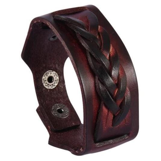 Bracelet de Force Style Unique en Cuir - Mon Bracelet Homme