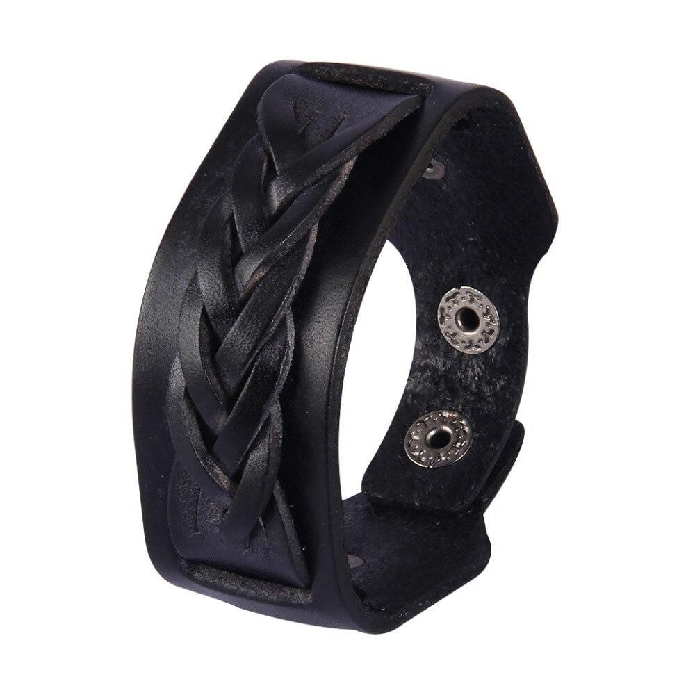 Bracelet de Force Style Unique en Cuir - Mon Bracelet Homme