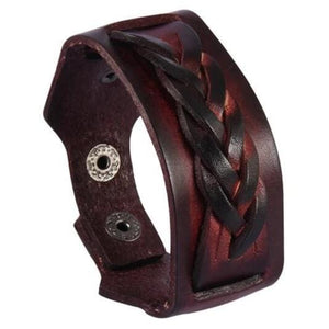 Bracelet de Force Style Unique en Cuir - Mon Bracelet Homme