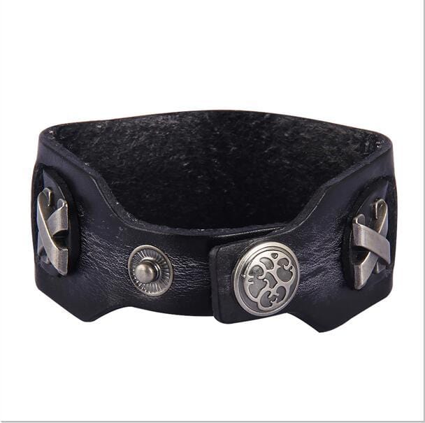 Bracelet de Force Style Unique en Cuir - Mon Bracelet Homme