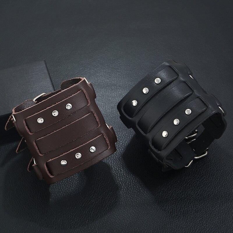 Bracelet de Force Taille Réglable en Cuir - Mon Bracelet Homme