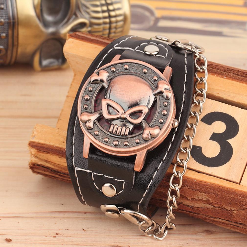 Bracelet de Force Tête de Mort Montre - Mon Bracelet Homme