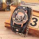 Bracelet de Force Tête de Mort Montre - Mon Bracelet Homme
