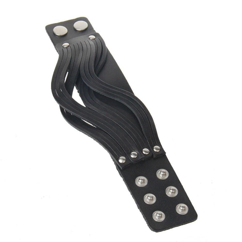 Bracelet de Force Vague de Cuir - Mon Bracelet Homme