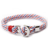 Bracelet de Marin avec Ancre en Corde - Mon Bracelet Homme