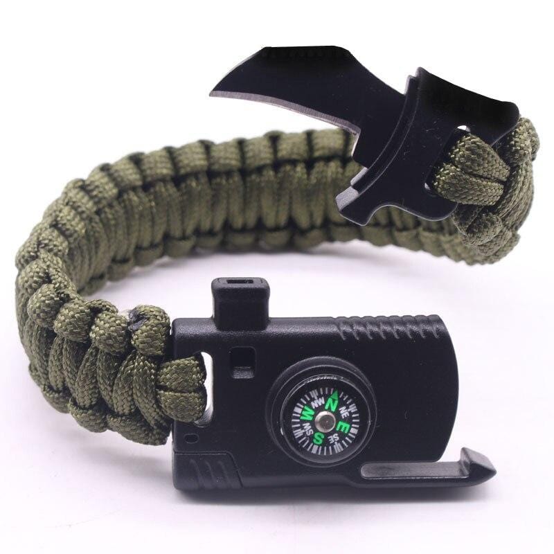Bracelet de Survie 5 en 1 en Paracorde - Mon Bracelet Homme